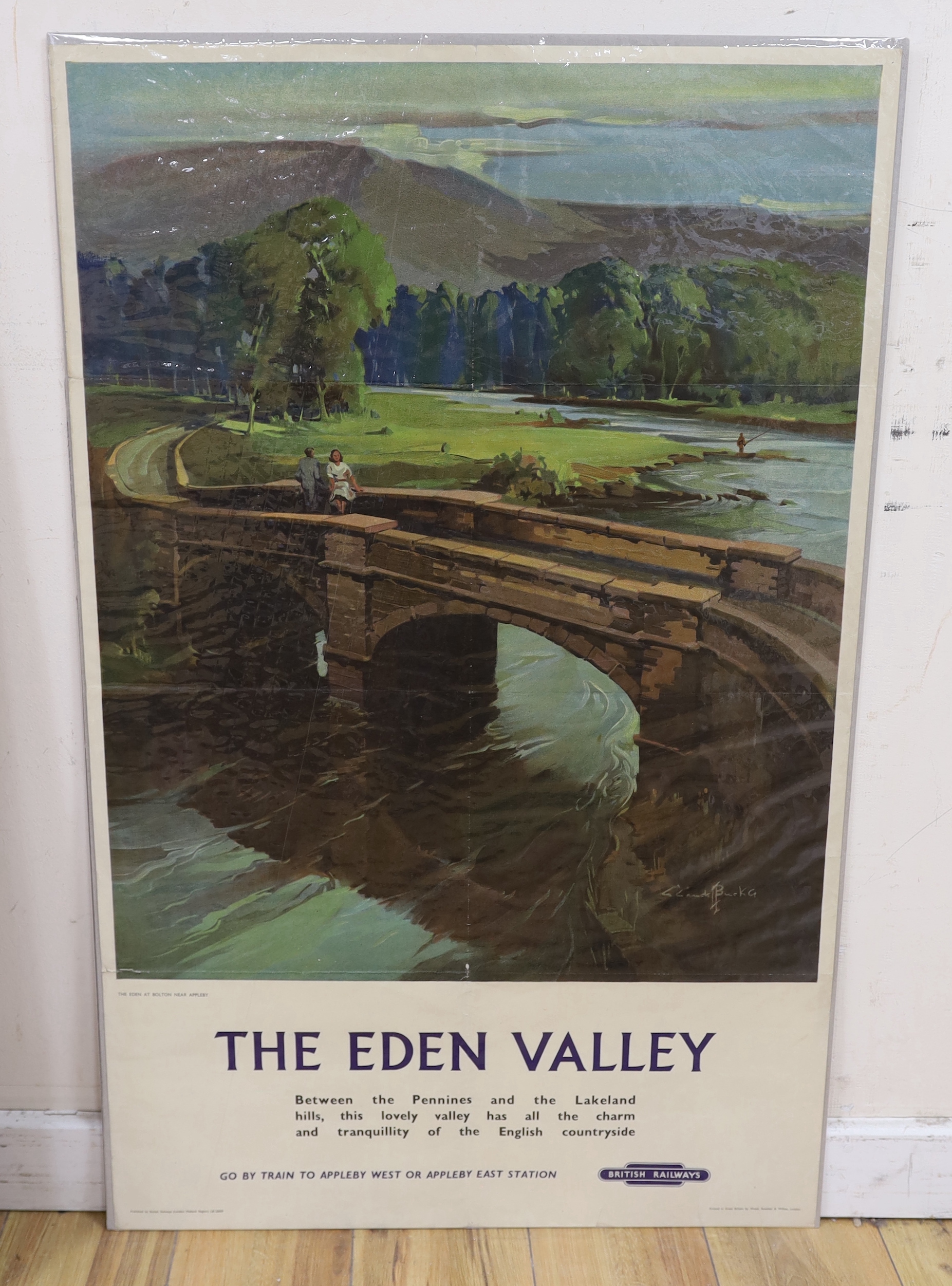 Claude Buckle (1905-1973), lithographic poster for British Railways , 'The Eden Valley', LM22059, 102 x 63.5cm, unframed